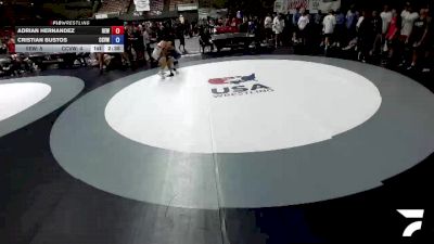 113 lbs Adrian Hernandez, IEWA - Inland Empire Wrestling Association vs Cristian Bustos, CVWA - Central Valley Wrestling Association