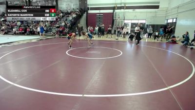 128 lbs Semis - Kathryn Marstein, Kingdom Wrestling vs Elizabell Cox, Brainerd Wrestling Club