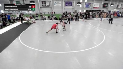 Junior Boys - 138 lbs Champ. Round 1 - Owen Proper, Cyclones Wrestling & Fitness vs Sawyer Owens, Grand Forks Gladiators Wrestling Club