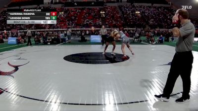 G 132 lbs 5th Place Match - Katerina Ivanova, Bishop Kelly vs Lexeigh Dowd, Twin Falls