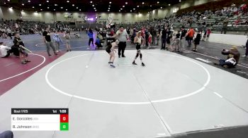 88 lbs Semifinal - Elias Gonzales, USA Gold vs Bentley Johnson, Green River Grapplers