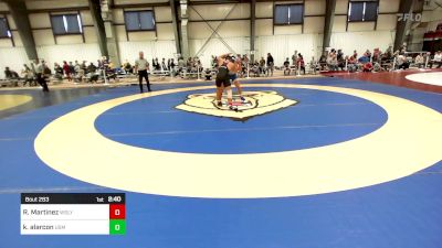 174 lbs Consi Of 16 #1 - Roman Martinez, Wesleyan vs Kelvin Alarcon, US Merchant Marine Academy