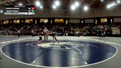 135 lbs Semifinal - Sophia Hodges, Northeast (AA) vs Amari Purnell, Stephen Decatur