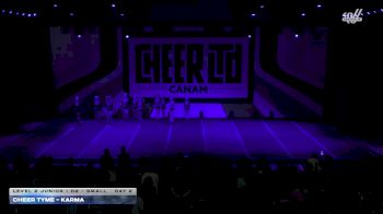 Cheer Tyme - Karma [2026 L2 Junior - D2 - Small Day 2] 2026 CANAM Grand Nationals