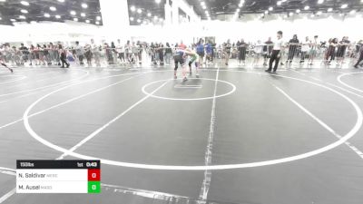 150 lbs Consolation - Nathan Saldivar, Mercenary vs Matt Ausel, Mason HS