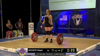 USAW Uni/U25 Nationals Highlights - Megan Seegert