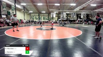 126 lbs Consi Of 16 #1 - Abner Abundez, Montgomery Blair High School vs Jeffry Saravia, FCA Wrestling