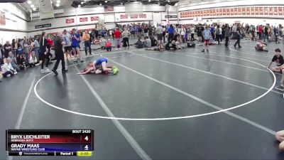 87 lbs Cons. Round 1 - Grady Maas, Wayne Wrestling Club vs Bryx Leichleiter, Nebraska Boyz