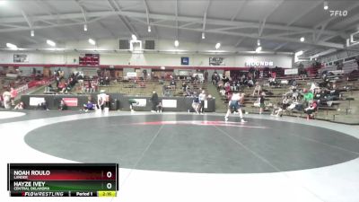 157 lbs Cons. Round 3 - Hayze Ivey, Central Oklahoma vs Noah Roulo, Lander