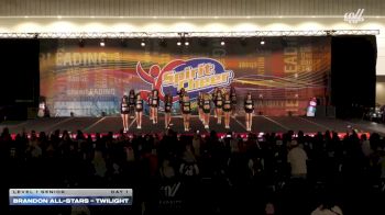 Brandon All-Stars - Twilight [2025 L1 Senior Day 1] 2025 Spirit Cheer Dance Grand Nationals &amp; Cheer Nationals