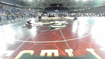 87 lbs 3rd Place Match - Sarai Launit, Mat Demon Wrestling Club vs Audrey Loe, Franklin Pierce Cardinal Wrestling Club