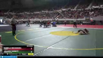 100 lbs Semifinal - Isabella Bocanegra, Liberty vs Arianna Sarrett, Morenci Jr./Sr.