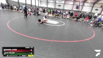 132 lbs Champ. Round 2 - Emanuel Cater, WA vs Jayce Miller, OR