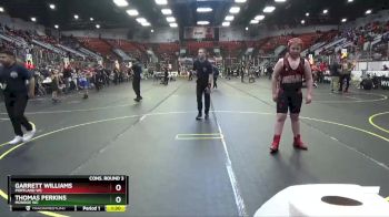 150 lbs Cons. Round 3 - Thomas Perkins, Monroe WC vs Garrett Williams, Portland WC