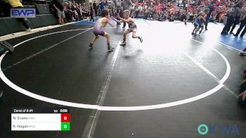 55 lbs Consi Of 8 #1 - Nicholas Evans, HURRICANE WRESTLING ACADEMY vs Ryder Hogan, Bristow Youth Wrestling