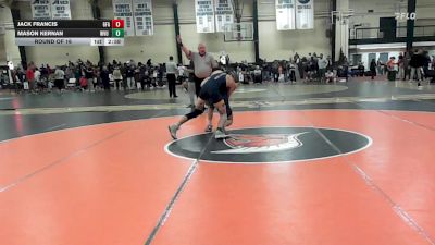 133 lbs Round Of 16 - Jack Francis, Green Farms Academy vs Mason Kernan, WVU - UNATT