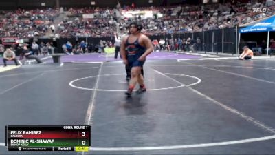 215 lbs Cons. Round 1 - Felix Ramirez, Caldera vs Dominic Al-shawaf, Bishop Kelly