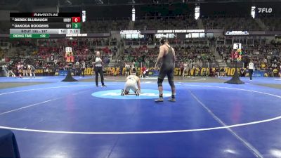 197 lbs Quarterfinal - Derek Blubaugh, UIndy vs Dakoda Rodgers, Pitt-Johnstown