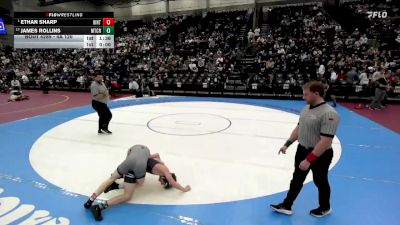 4A 120 lbs Semifinal - Ethan Sharp, Uintah vs James Rollins, Mt Crest