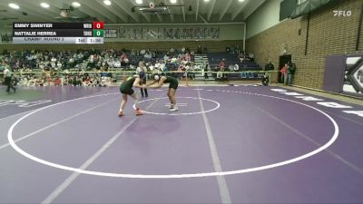 135 lbs Champ. Round 2 - Emmy Swinyer, Wright vs Nattalie Herrea, Thunder Basin