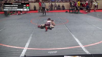 65_B lbs Round Of 64 - Ronald Haywood, Hickory vs Brentley Maines, Punxsutawney