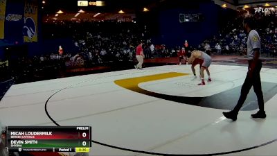 120 lbs Prelim - Devin Smith, Smyrna vs Micah Loudermilk, Bergen Catholic