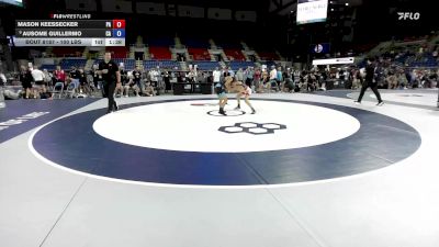 100 lbs Cons. Sub-quarters - Mason Keessecker, PA vs Ausome Guillermo, CA