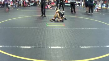 55 lbs Champ. Round 1 - Christian Ford, Glen Lake vs Carson Fultz, Bronson Hammerin Vikes