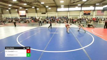 78 lbs Consolation - Brighton Crandell, Mogollon vs Lochart Kirkham, Show Low