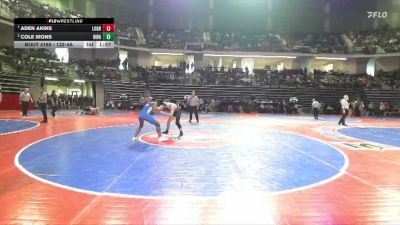 132-4A Cons. Round 1 - Aden Akins, Locust Grove vs Cole Irons, Hiram