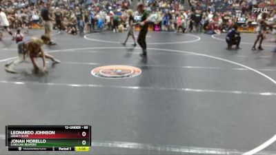 85 lbs Quarterfinal - Jonah Morello, Carolina Reapers vs Leonardo Johnson, Legacy Elite