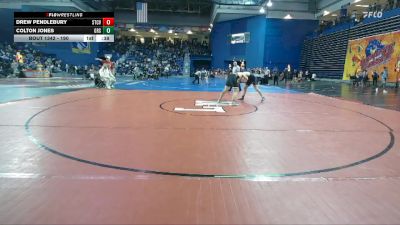 190 lbs Cons. Round 2 - Colton Jones, Grassfield vs Drew Pendlebury, St Christopher