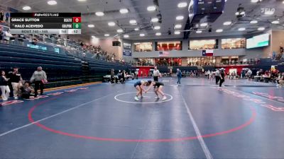 145 lbs Cons. Round 2 - Halo Acevedo, CW College Park vs Grace Sutton, Rockwall Heath