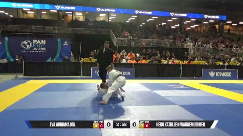 Heidi Kathleen Wannemuehler vs Eva Adriana Ion 2025 Pan Kids Jiu-Jitsu IBJJF Championship