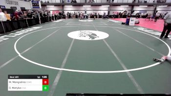 118A lbs Semifinal - Mason Mangialino, Comsewogue/ Barn Brothers vs Davis Motyka, X-calibur