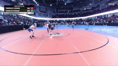 145 lbs Quarterfinal - Emerald Lohnes, Boise vs Katelyn Fowler, Middleton