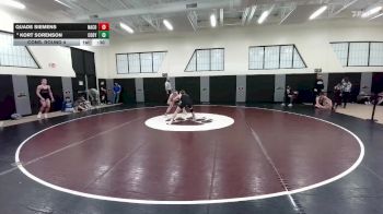 144 lbs Cons. Round 4 - Quade Siemens, Natrona County vs Kort Sorenson, Cody