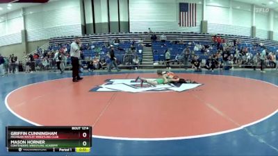 70 lbs Cons. Round 4 - Griffin Cunningham, Michigan Matcat Wrestling Club vs Mason Horner, Contenders Wrestling Academy