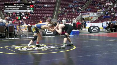 145 lbs Consi 4 - Nathan Klingensmith, Norwin vs Jackson Lininger, Northern