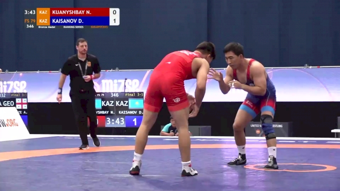 79 kg Bronze - Nurdaulet Kuanyshbay, KAZ vs Daniyar Kaisanov, KAZ