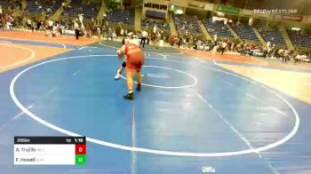 285 lbs Rr Rnd 3 - Aidan Trujillo, Valley WC vs Forest Howell, Flathead Valley WC