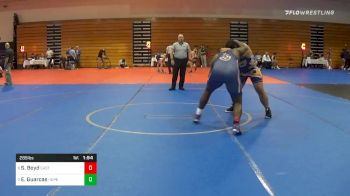 285 lbs Quarterfinal - Shamir Boyd, Eastern Regional vs Edison Guarcas, Hope