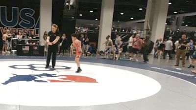 38 kg Champ. Rd Of 64 - Dominic Orozco, Legends Of Gold Las Vegas vs Lynkoln Hammond, Midwest Regional Training Center