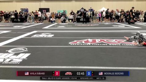 Avila Dubard vs Mckinlee Berzins 2025 ADCC Orlando Open/Youth Trials