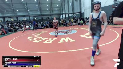 114 lbs Quarterfinal - Easton Bylin, WA vs Rorek Foss, WA