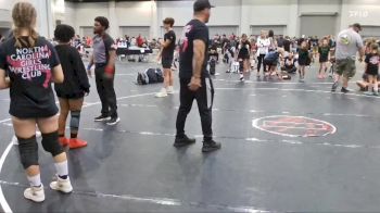 50 lbs Round 8 (10 Team) - Maddison Fender, NC Girls Wrestling Club vs Piper Norell, Oklahoma Mafia