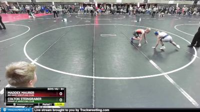 84 lbs Cons. Round 3 - Colton Steingraber, Pinnacle Wrestling Club vs Maddex Maurer, Big Game Wrestling Club