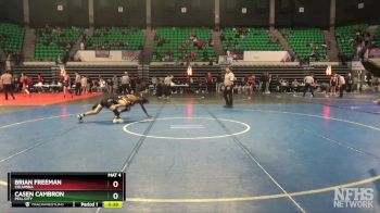 6A 132 lbs Cons. Round 3 - Casen Cambron, Pell City vs Brian Freeman, Columbia