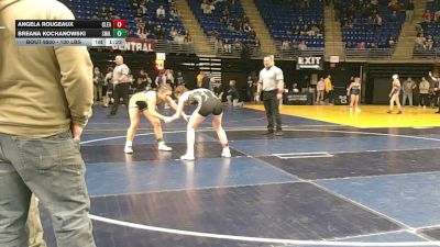 130 lbs Quarterfinal - Angela Rougeaux, Clearfield vs Breana Kochanowski, Shaler