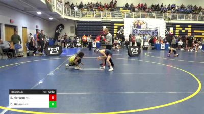 74 lbs Consy 1 - Easton Hertzog, All American vs Deshazo Hines, Phoenix W.C.